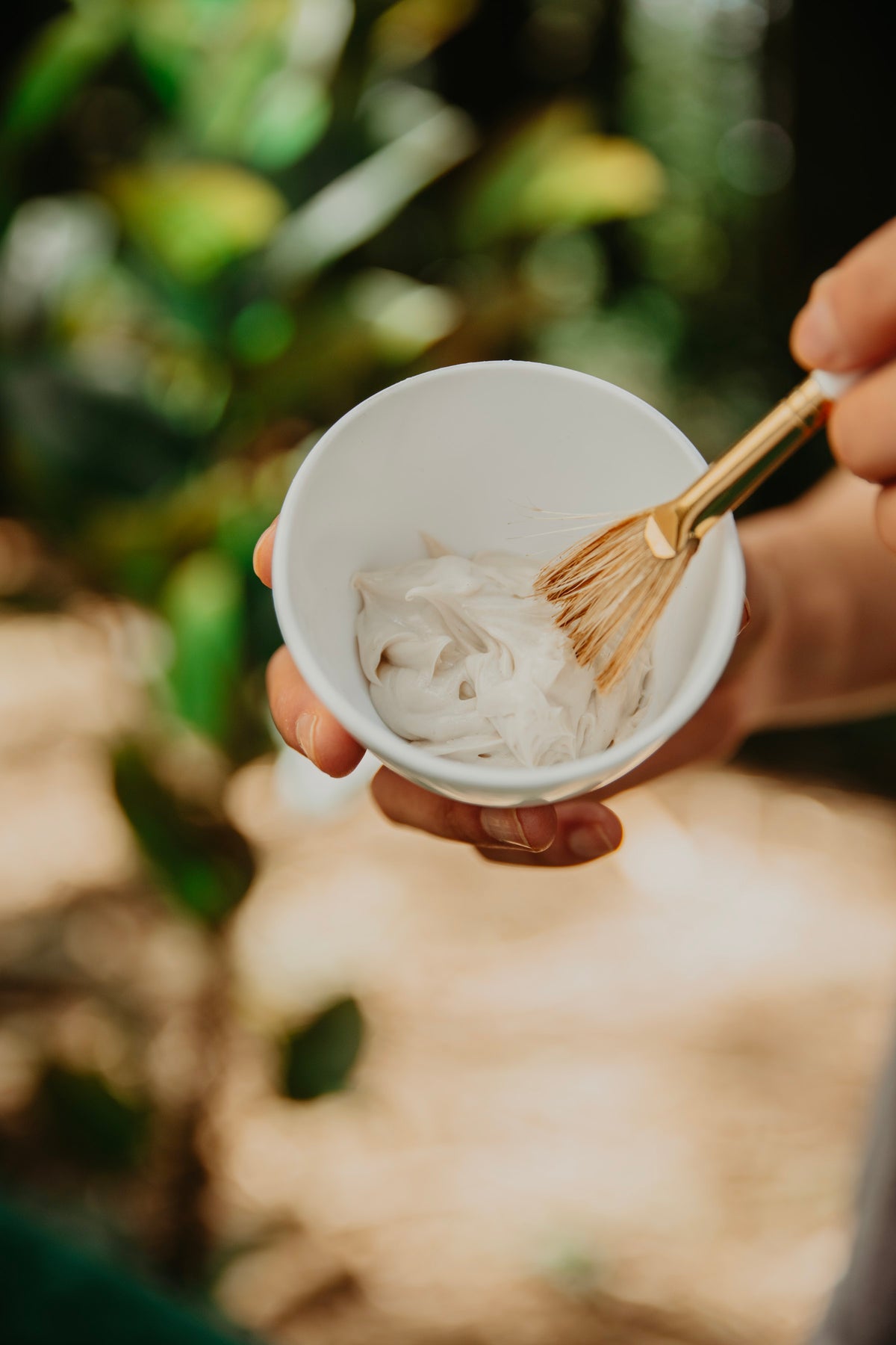 Raw + Wild honey mask texture