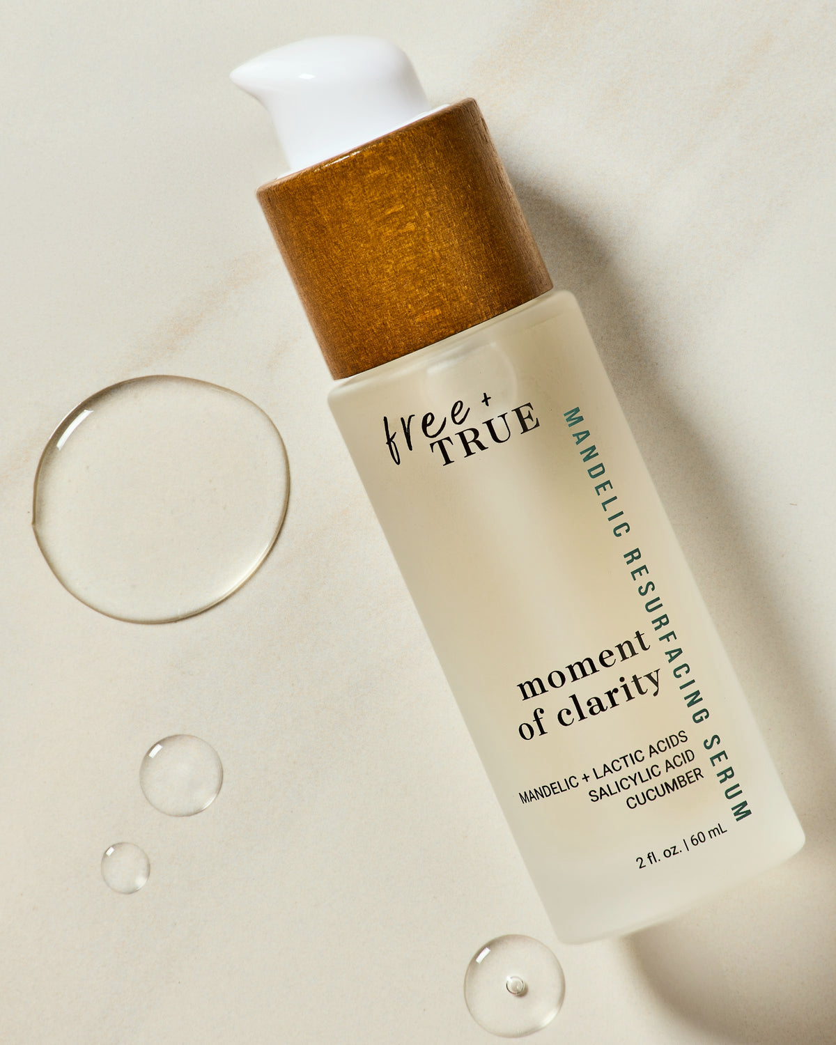 Moment of Clarity 8 oz — updated pump bottle and liquid swatches
