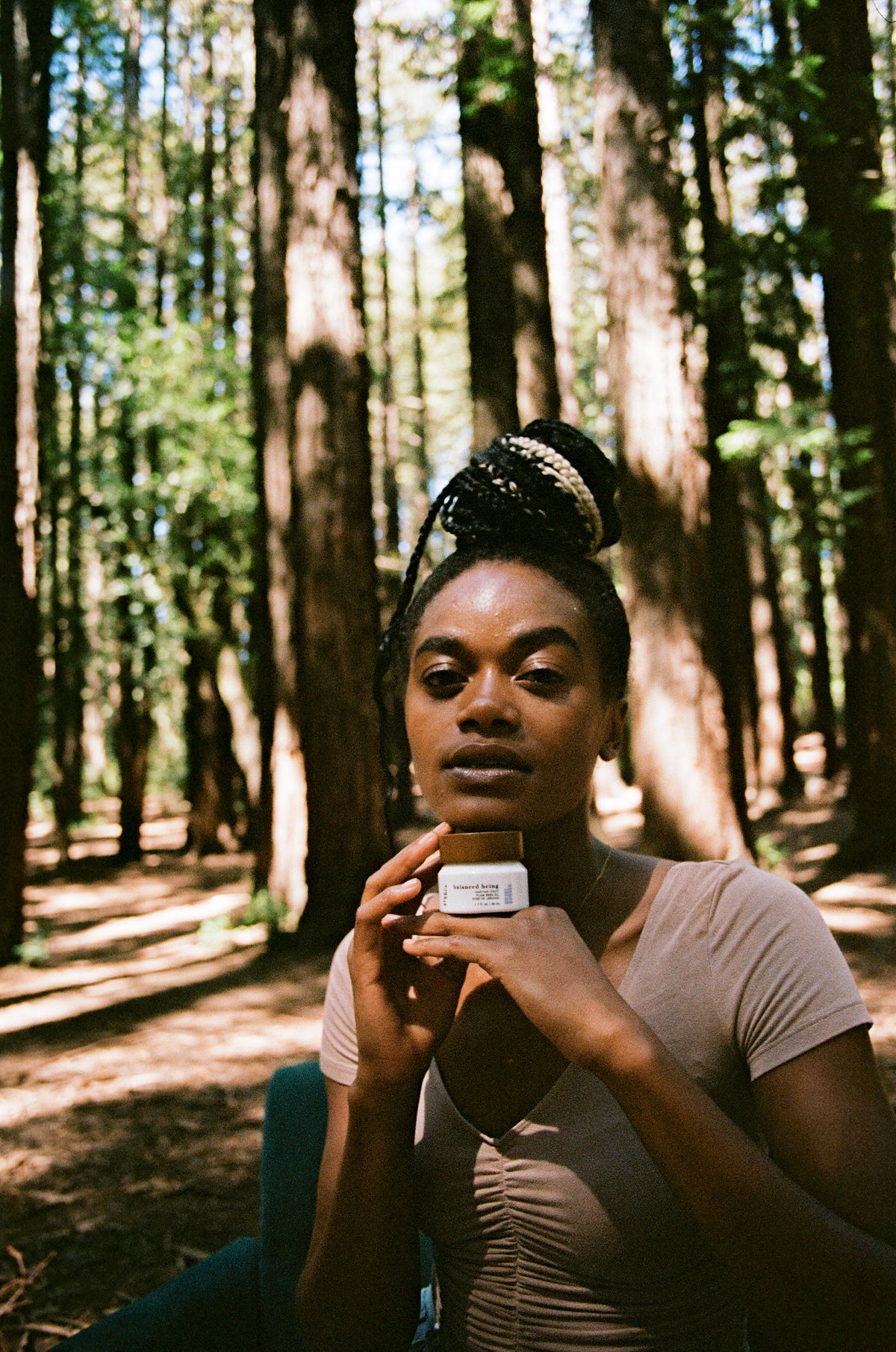 Balanced Being — product in hand portrait