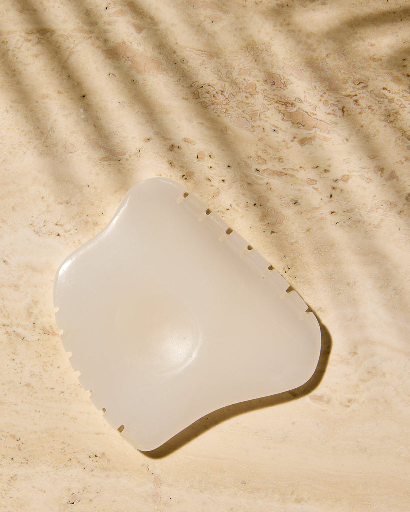 NEW: White Jade Gua Sha STONE