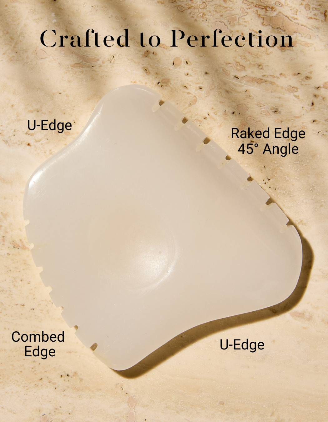 NEW: White Jade Gua Sha STONE